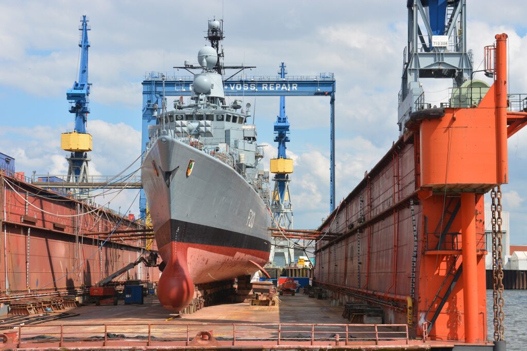 shipyard, shipbuilding, repair